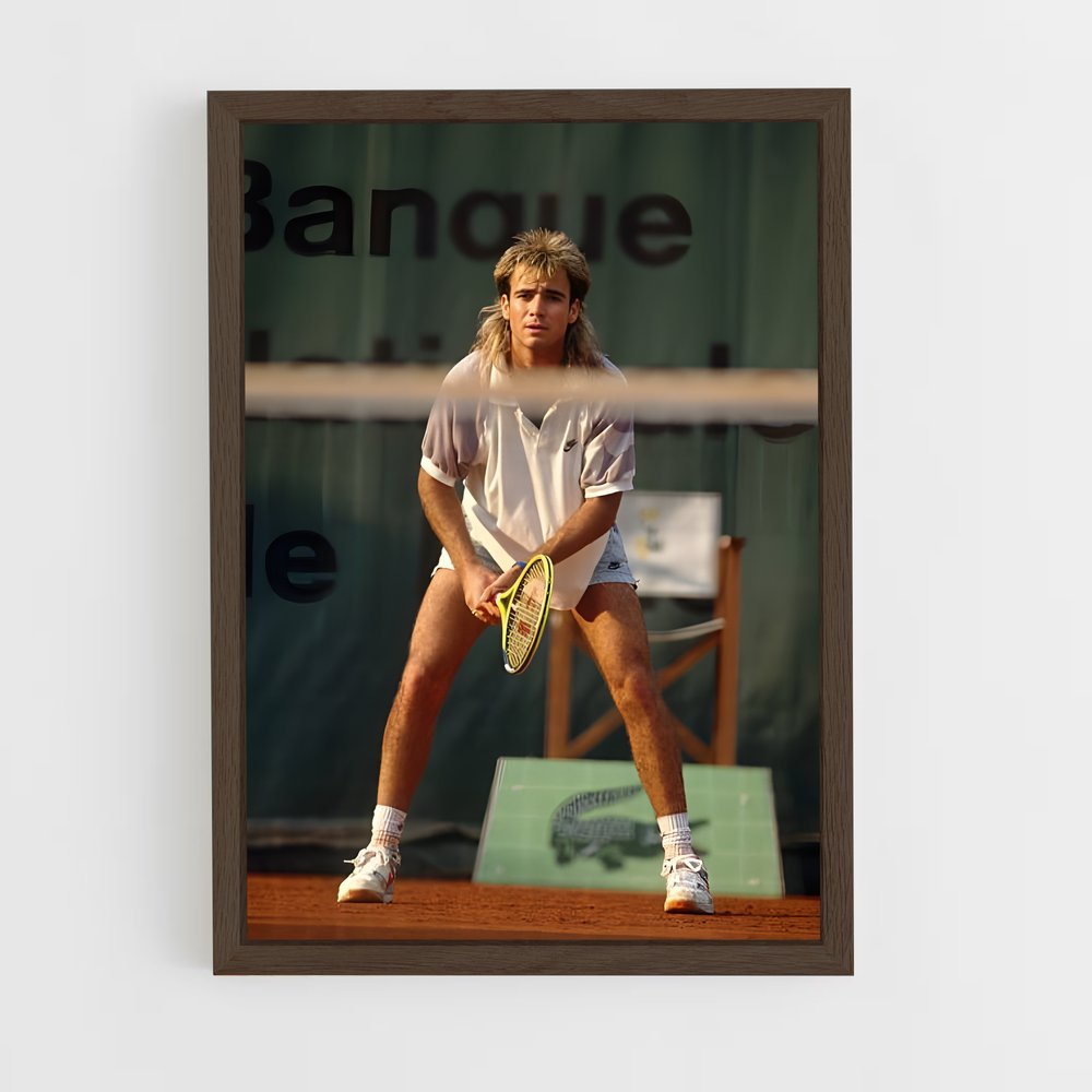 Poster Andre Agassi – affiche Tennis (vue 5)